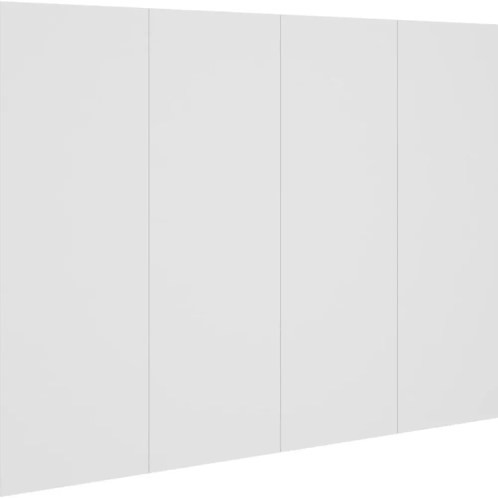 vidaXL Cabecero de cama madera contrachapada 120x1,5x80 cm Blanco Hot