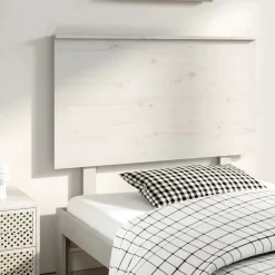 vidaXL Camas Y Accesorios-Cabecero de cama madera maciza de pino 94x6x82,5 cm