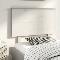 vidaXL Camas Y Accesorios-Cabecero de cama madera maciza de pino 94x6x82,5 cm