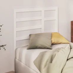 vidaXL Camas Y Accesorios-Cabecero de cama madera maciza de pino 96x4x104 cm