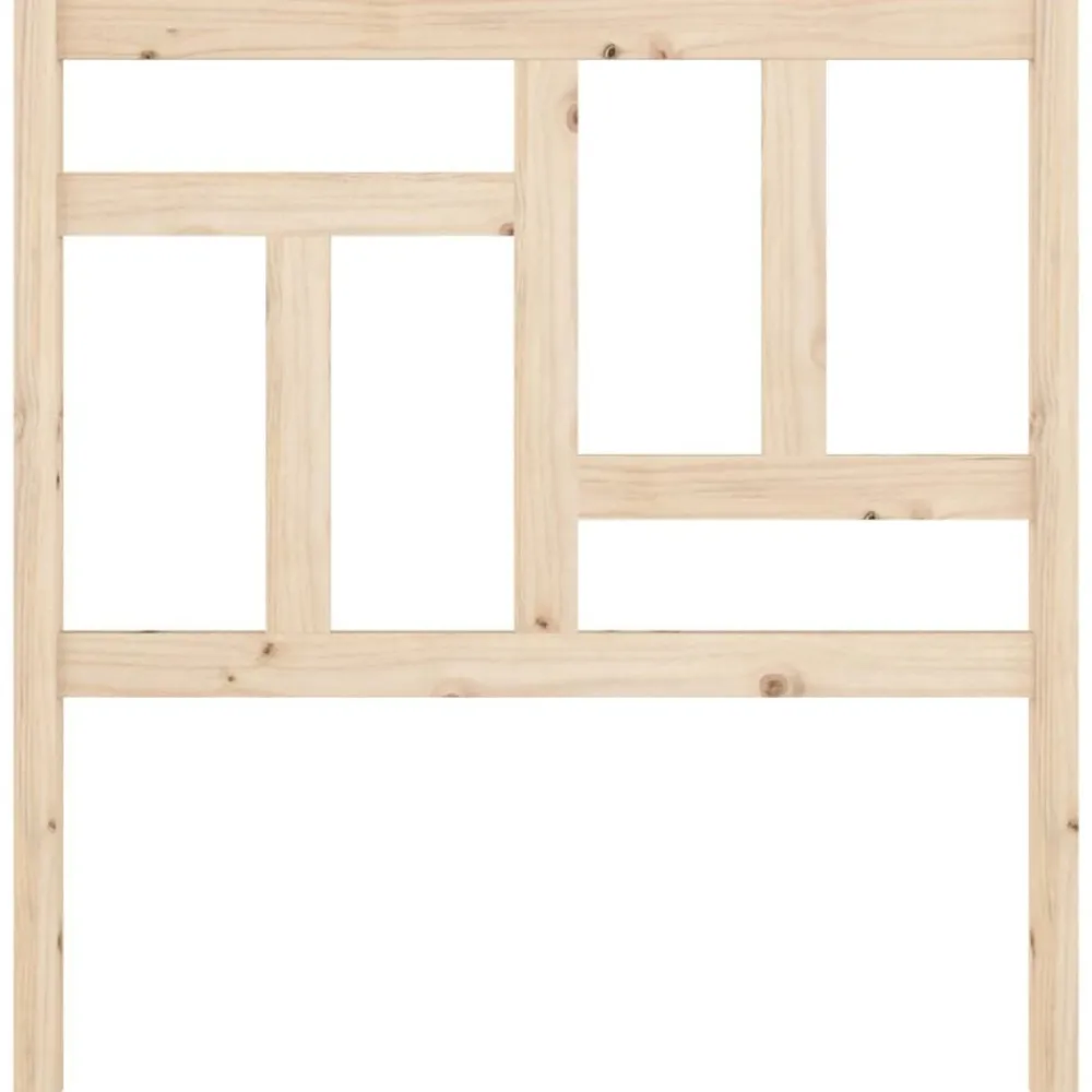 vidaXL Cabecero de cama madera maciza de pino 95,5x4x100 cm Natural Hot