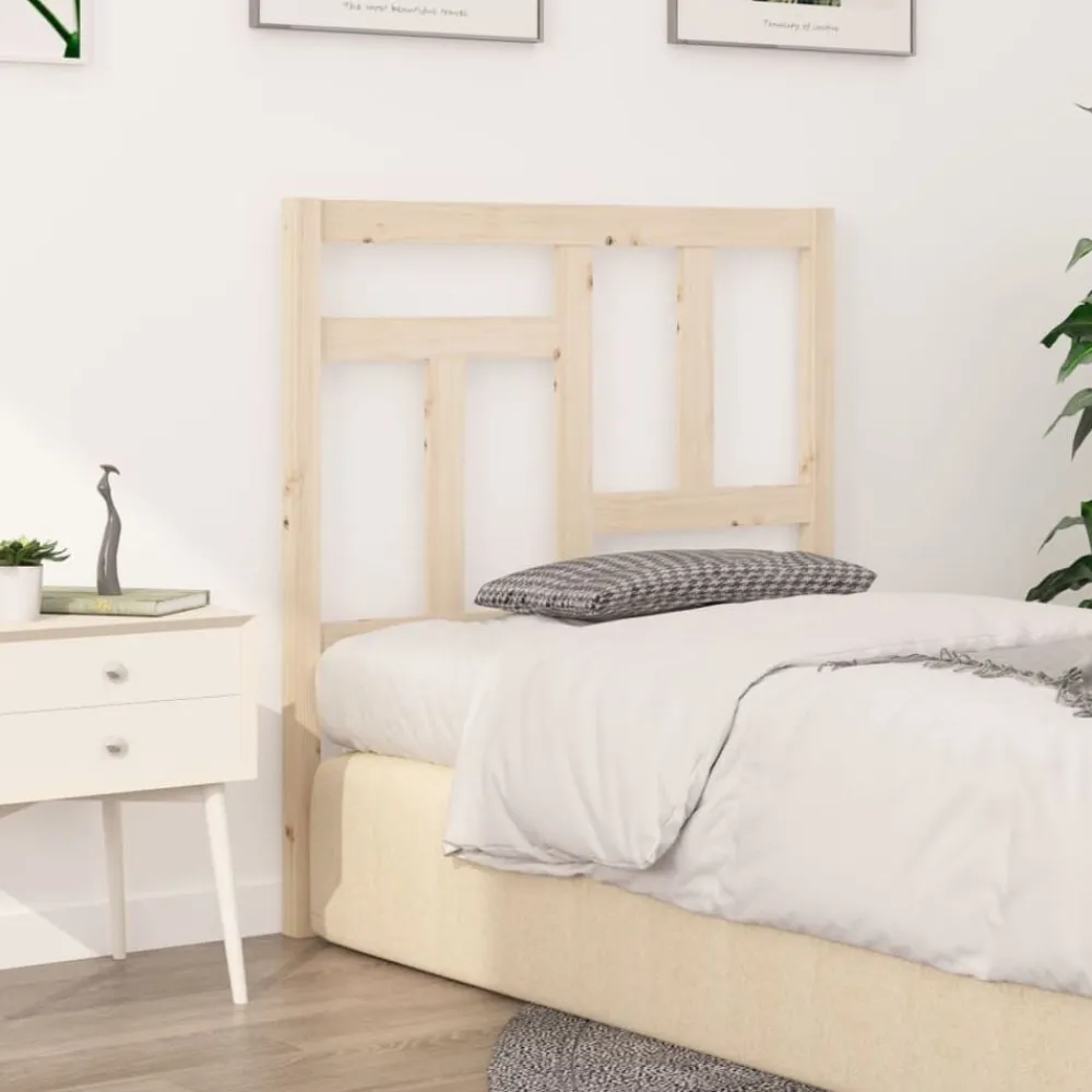 vidaXL Cabecero de cama madera maciza de pino 95,5x4x100 cm Natural Hot