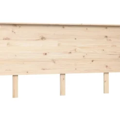 vidaXL Cabecero de cama madera maciza de pino 144x6x82,5 cm Natural Discount