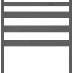 vidaXL Cabecero de cama madera maciza de pino 96x4x100 cm Gris
