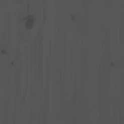 vidaXL Cabecero de cama madera maciza de pino 80,5x4x100 cm Gris Outlet