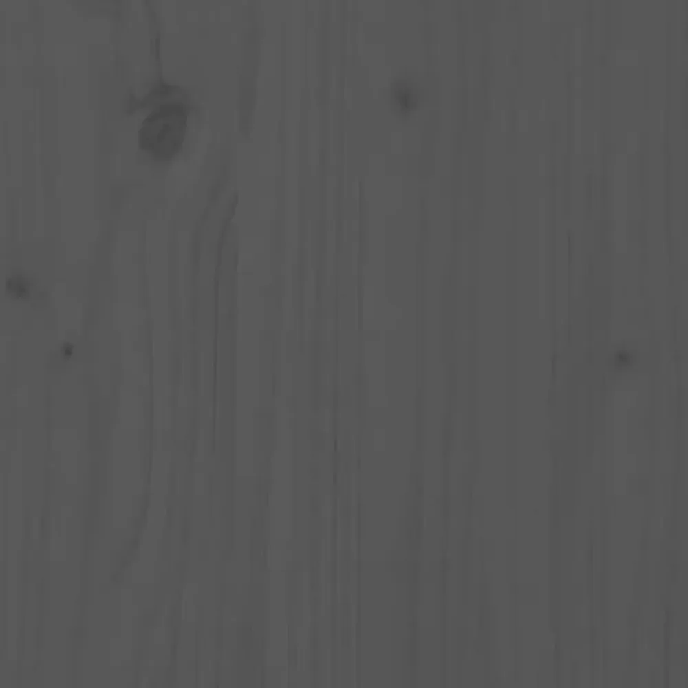 vidaXL Cabecero de cama madera maciza de pino 80,5x4x100 cm Gris Outlet