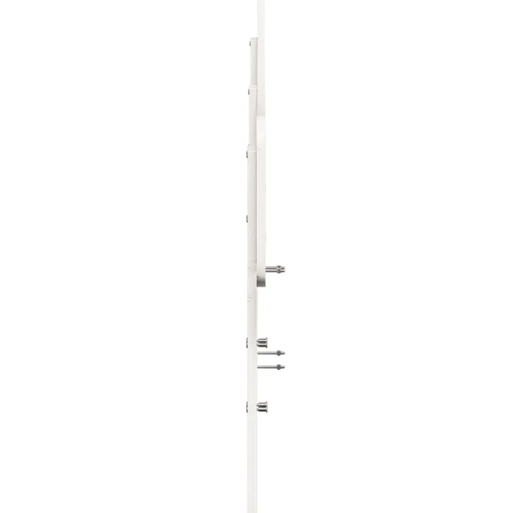 vidaXL Cabecero de cama madera maciza de pino 200 cm Blanco Best