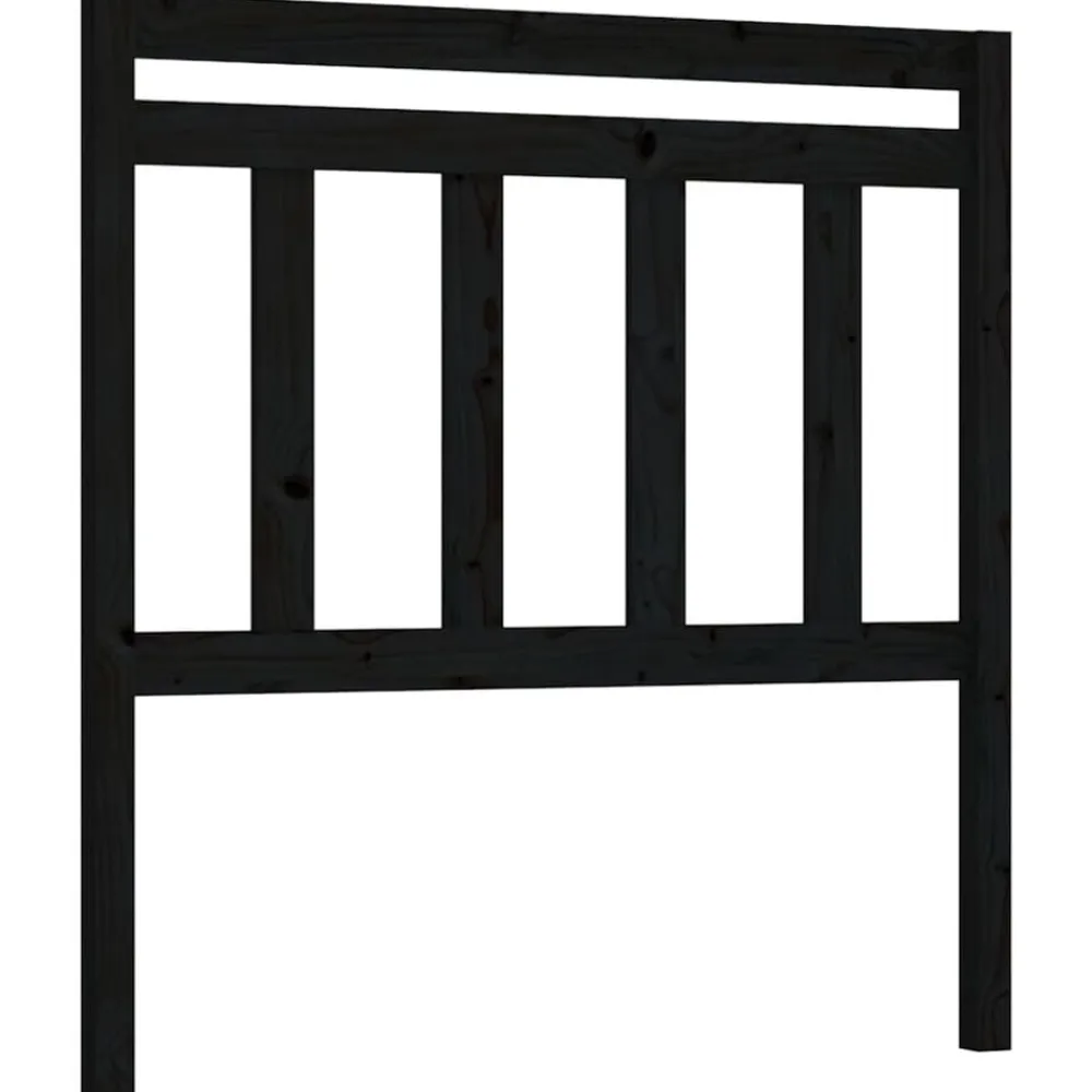 vidaXL Camas Y Accesorios-Cabecero de cama madera maciza de pino 81x4x100 cm