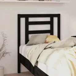vidaXL Camas Y Accesorios-Cabecero de cama madera maciza de pino 81x4x100 cm
