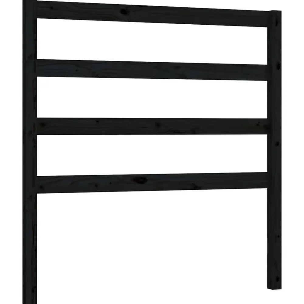 vidaXL Camas Y Accesorios-Cabecero de cama madera maciza de pino 81x4x100 cm