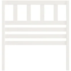 vidaXL Camas Y Accesorios-Cabecero de cama madera maciza de pino 81x4x100 cm