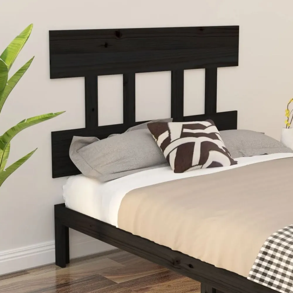 vidaXL Camas Y Accesorios-Cabecero de cama madera maciza de pino 78,5x3x81 cm