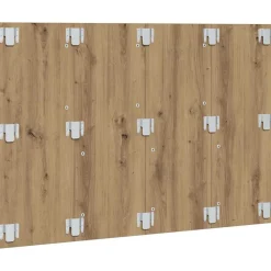 vidaXL Cabecero de cama madera ingeniería 120x1,5x80 cm Roble artisan Outlet