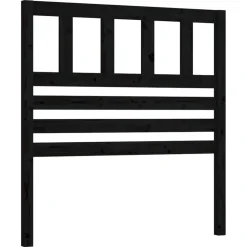 vidaXL Camas Y Accesorios-Cabecero de cama madera maciza de pino 81x4x100 cm