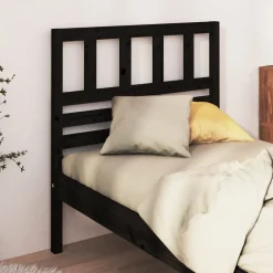 vidaXL Camas Y Accesorios-Cabecero de cama madera maciza de pino 81x4x100 cm