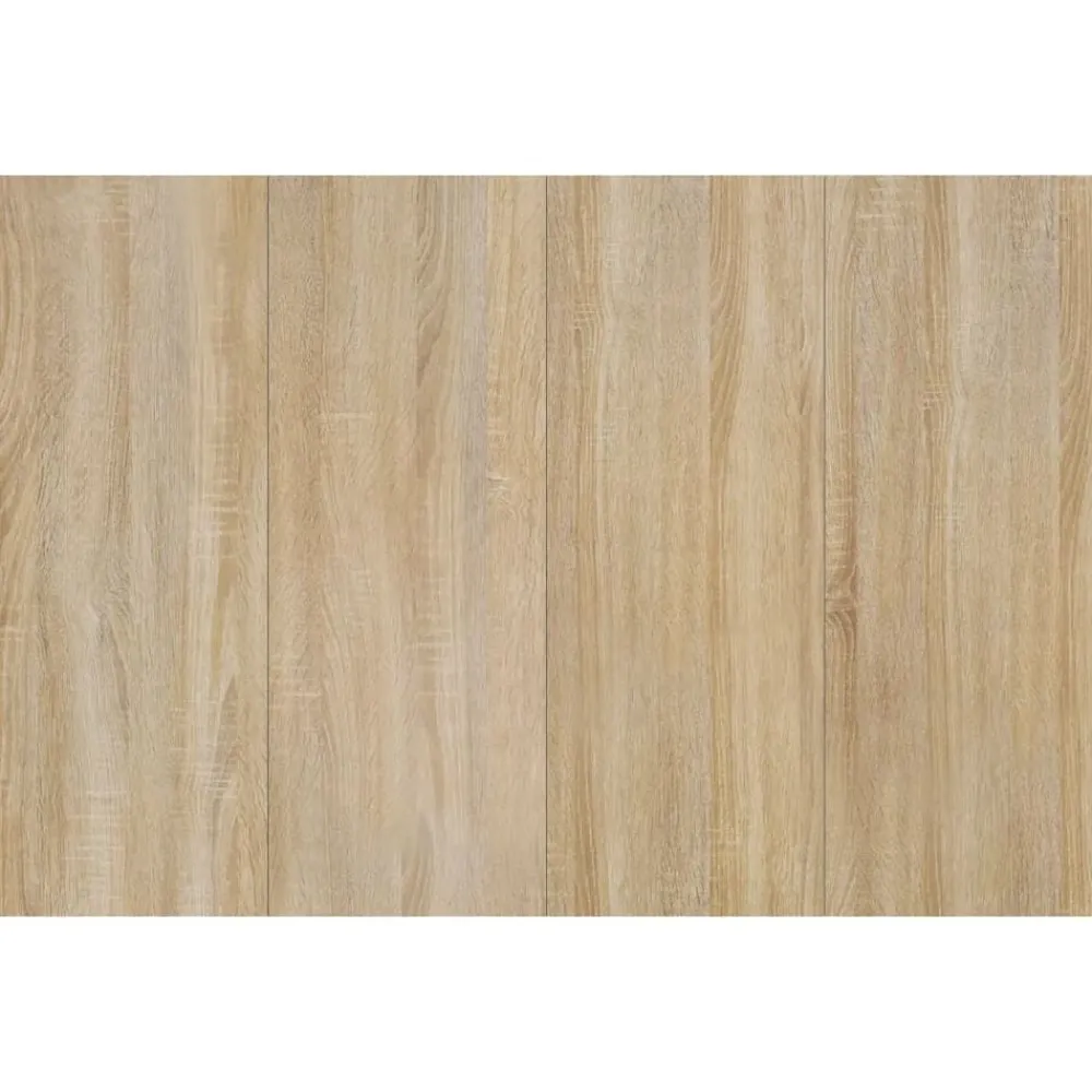 vidaXL Camas Y Accesorios-Cabecero de cama madera contrachapada Sonoma 120x1,5x80 cm