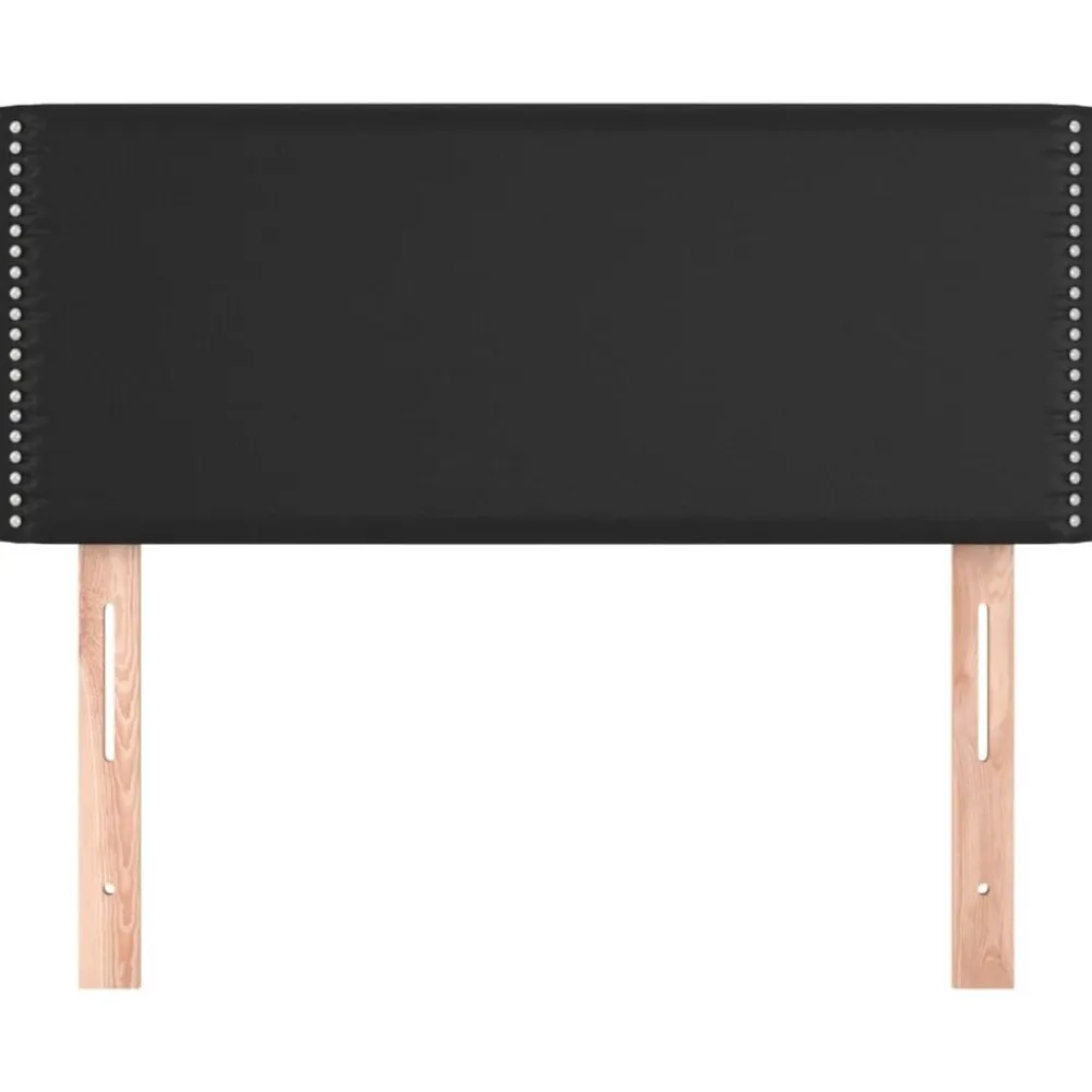 vidaXL Cabecero de cuero sintético 80x5x78/88 cm Negro Outlet
