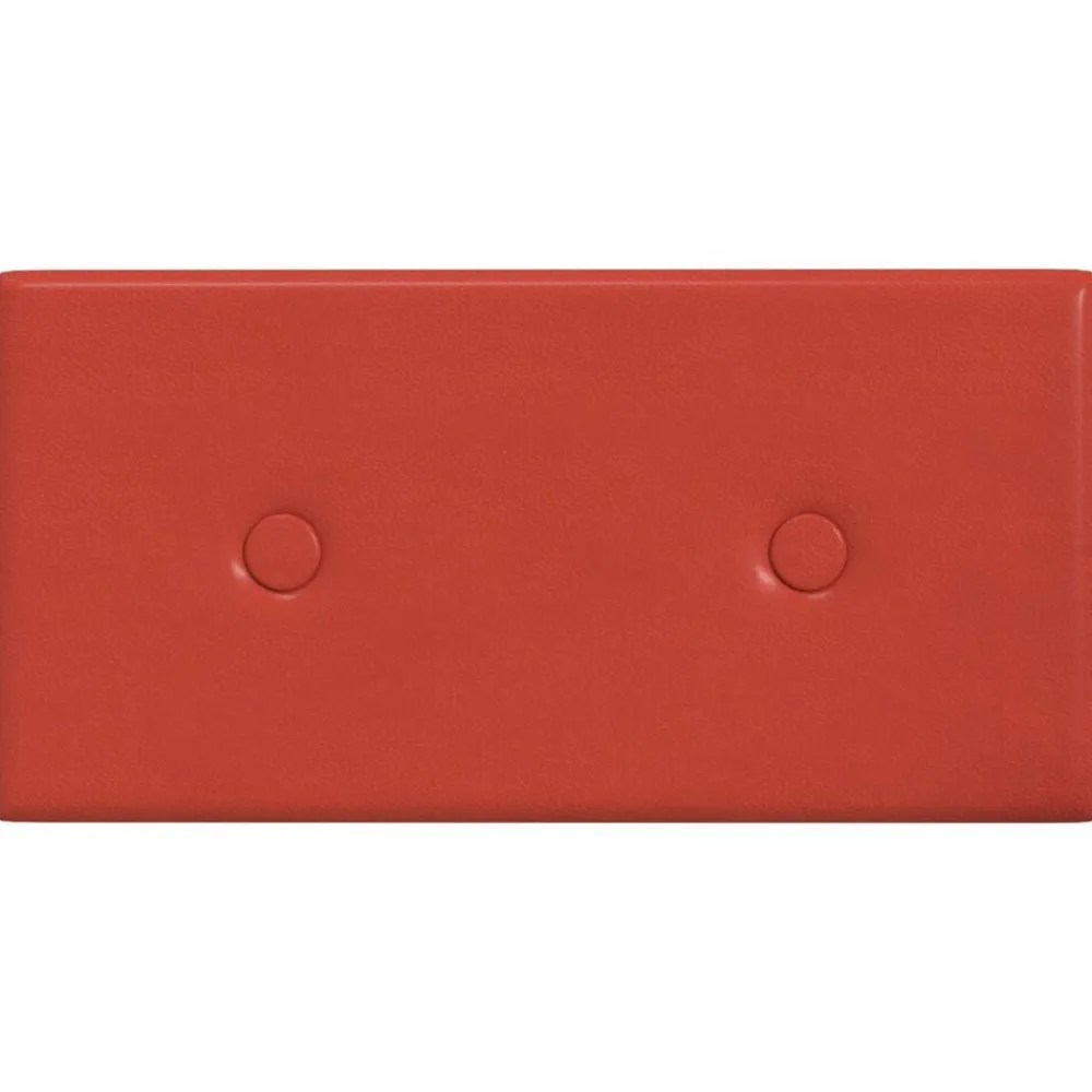 vidaXL Materiales De Construcción-Cabecero de Pared 12 pcs 30 x 15 cm Cuero sintético