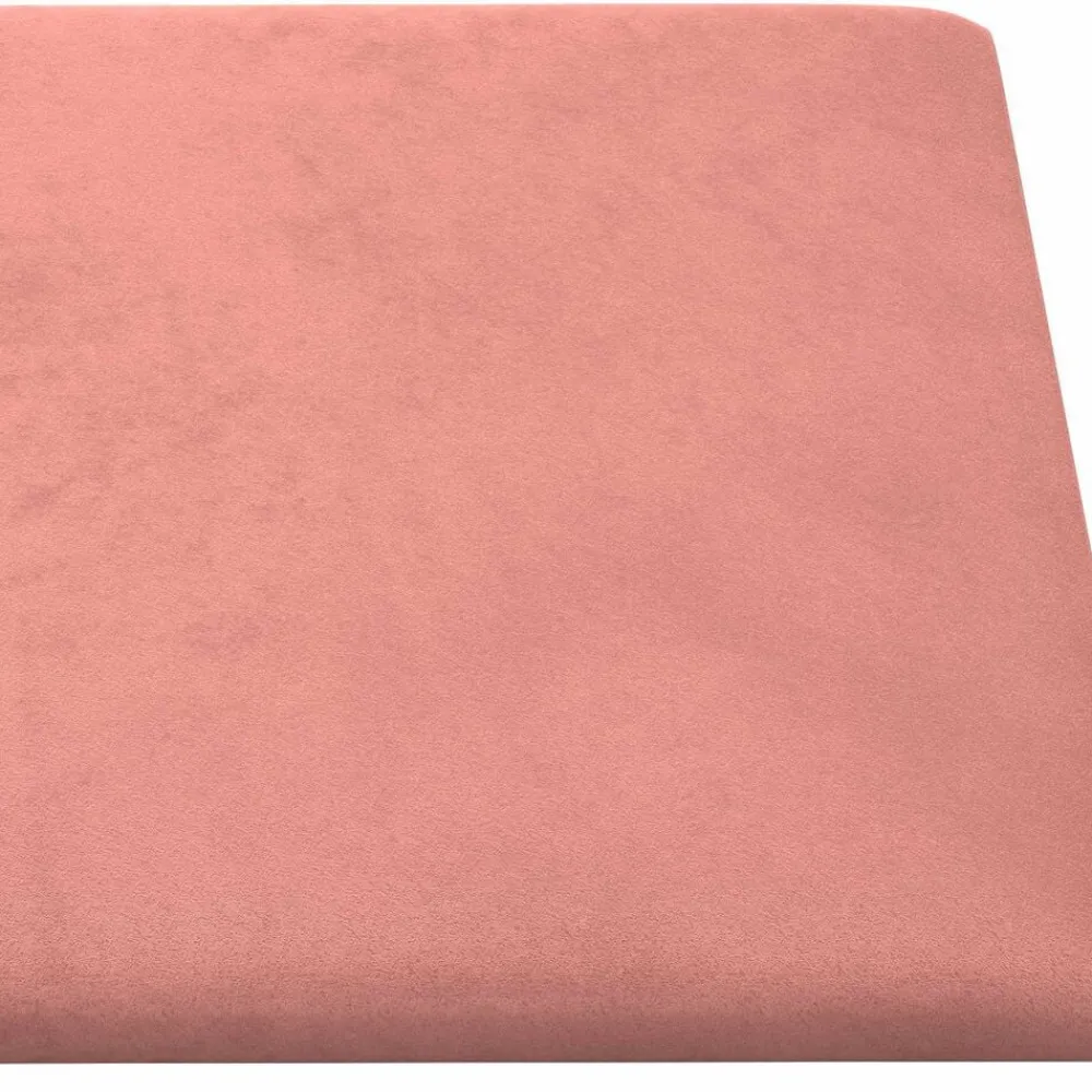 vidaXL Cabecero de Pared 12 pcs 30 x 30 cm Terciopelo Rosa Sale