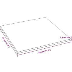 vidaXL Cabecero de Pared 12 pcs 30 x 30 cm Terciopelo Rosa Sale