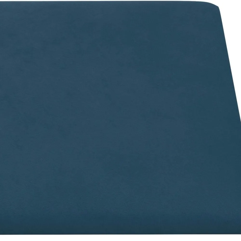 vidaXL Cabecero de Pared 12 pcs 30 x 15 cm Terciopelo Azul