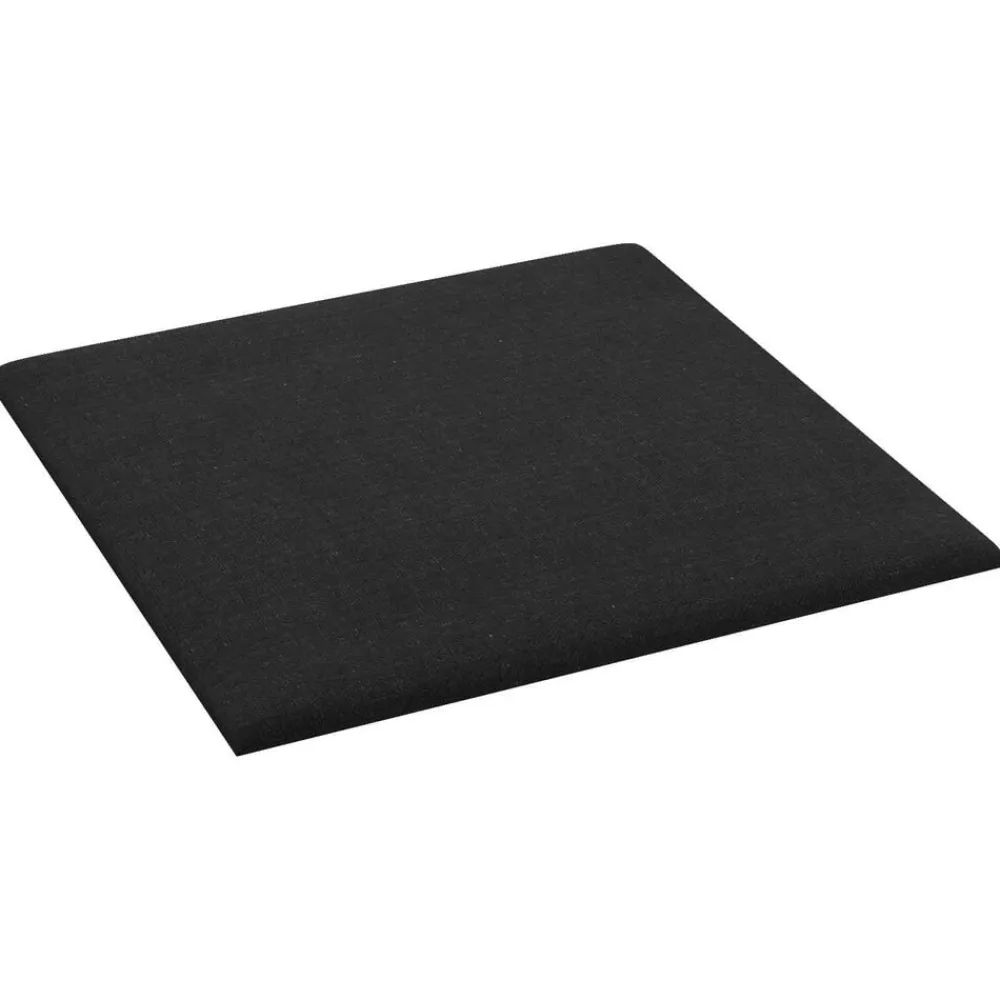 vidaXL Cabecero de Pared 12 pcs 30 x 30 cm tela Negro Hot