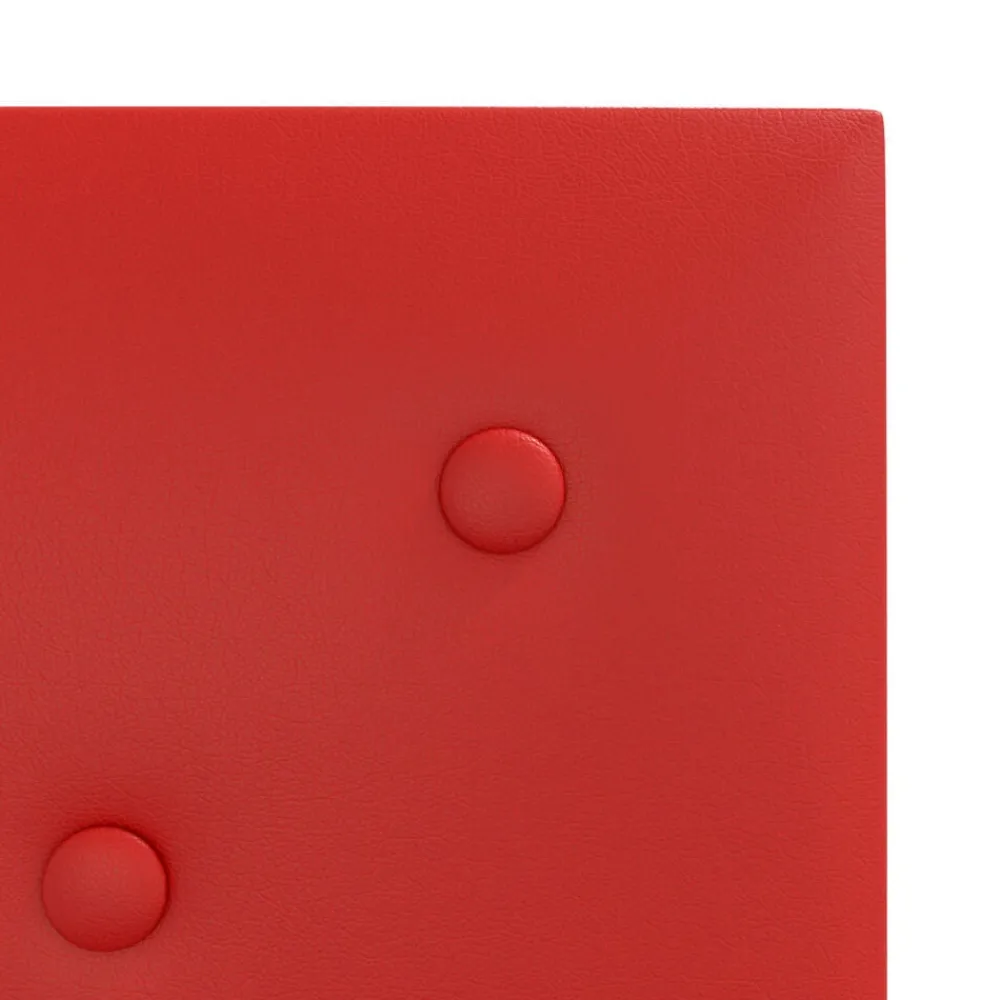 vidaXL Cabecero de Pared 12 pcs Rojo vino 30 x 30 cm Cuero sintético Rojo vino tinto Online