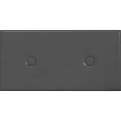 vidaXL Materiales De Construcción-Cabecero de Pared 12 pcs 30 x 15 cm Cuero sintético
