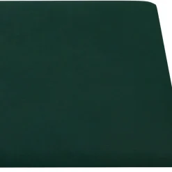 vidaXL Cabecero de Pared 12 pcs 30 x 30 cm Terciopelo Verde oscuro Outlet