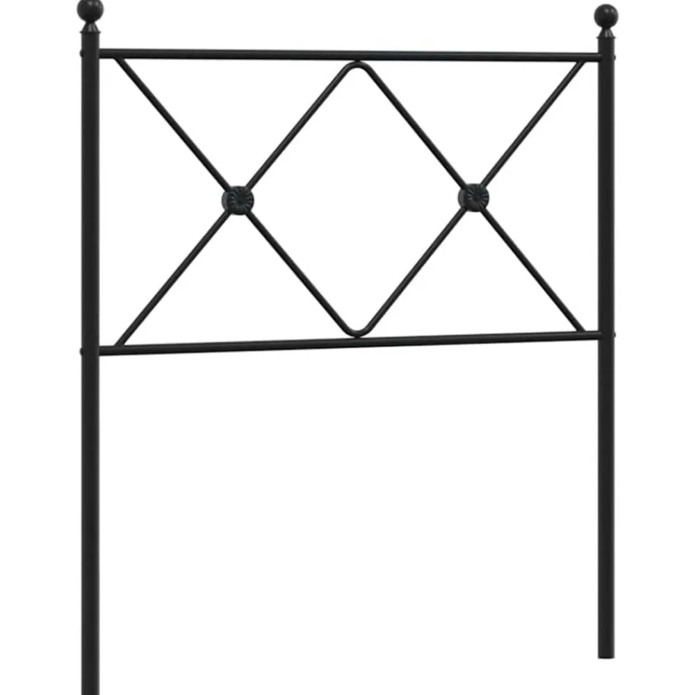 vidaXL Camas Y Accesorios-Cabecero de repuesto de metal 75 cm