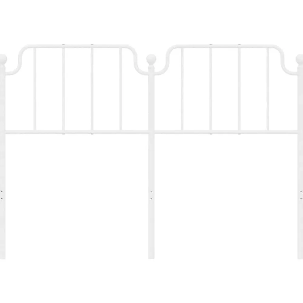 vidaXL Camas Y Accesorios-Cabecero de repuesto de metal 150 cm