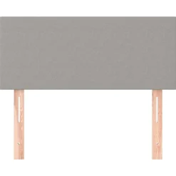 vidaXL Cabecero de tela 80x5x78/88 cm Gris claro New