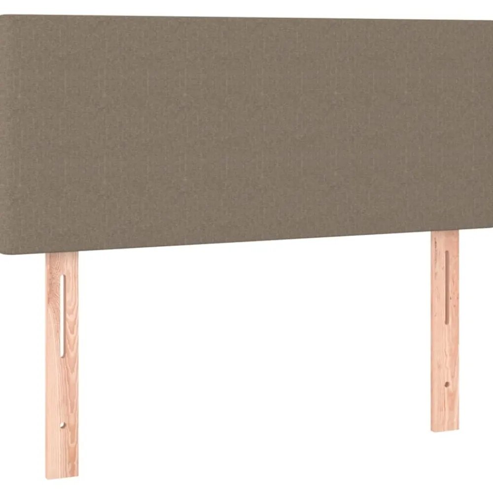 vidaXL Camas Y Accesorios-Cabecero de tela gris taupe 80x5x78/88 cm