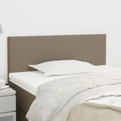 vidaXL Camas Y Accesorios-Cabecero de tela gris taupe 80x5x78/88 cm