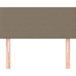 vidaXL Camas Y Accesorios-Cabecero de tela gris taupe 80x5x78/88 cm