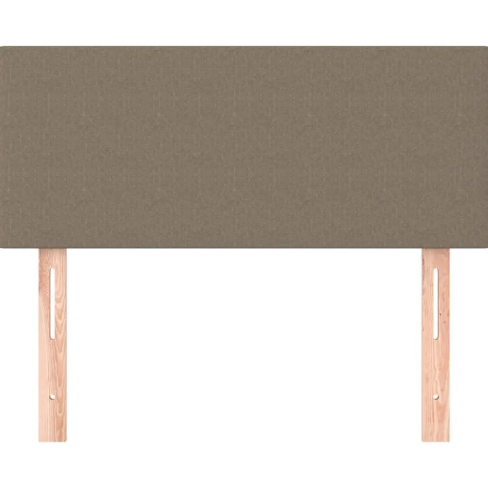 vidaXL Camas Y Accesorios-Cabecero de tela gris taupe 80x5x78/88 cm