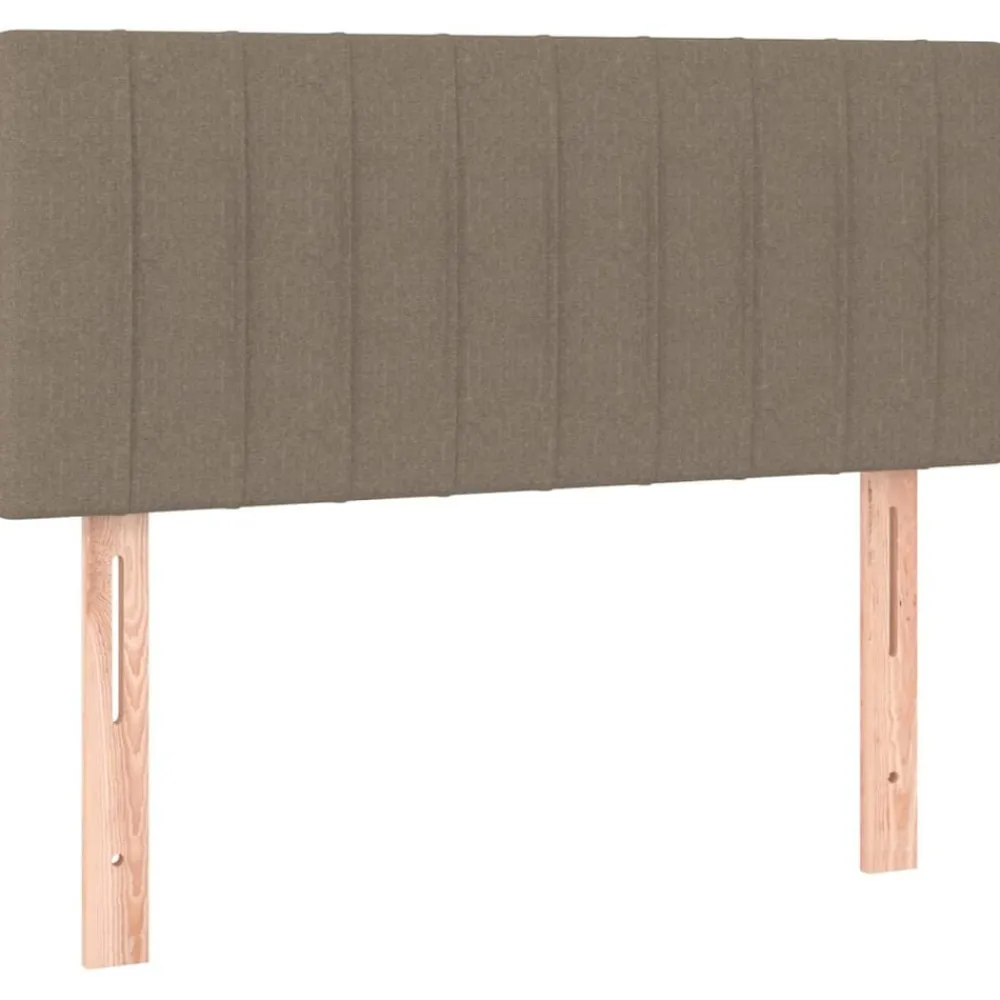 vidaXL Cabecero de tela gris taupe 80x5x78/88 cm Taupé Clearance