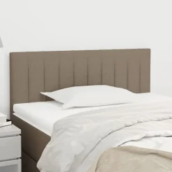 vidaXL Cabecero de tela gris taupe 80x5x78/88 cm Taupé Clearance
