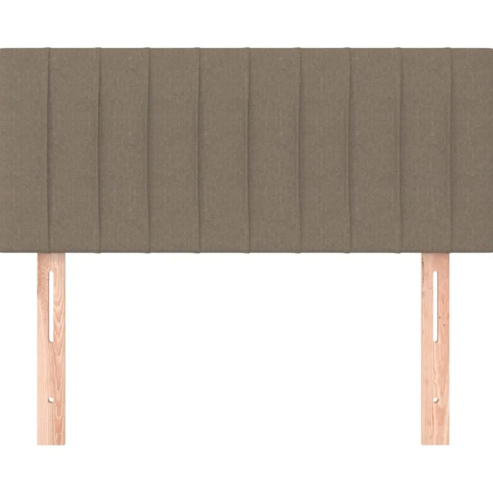 vidaXL Cabecero de tela gris taupe 80x5x78/88 cm Taupé Clearance