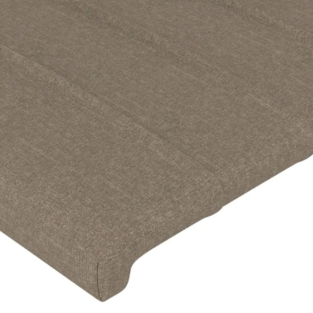 vidaXL Cabecero de tela gris taupe 80x5x78/88 cm Taupé Clearance