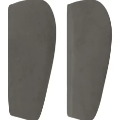 vidaXL Cabecero de terciopelo 83x23x78/88 cm Gris oscuro Discount