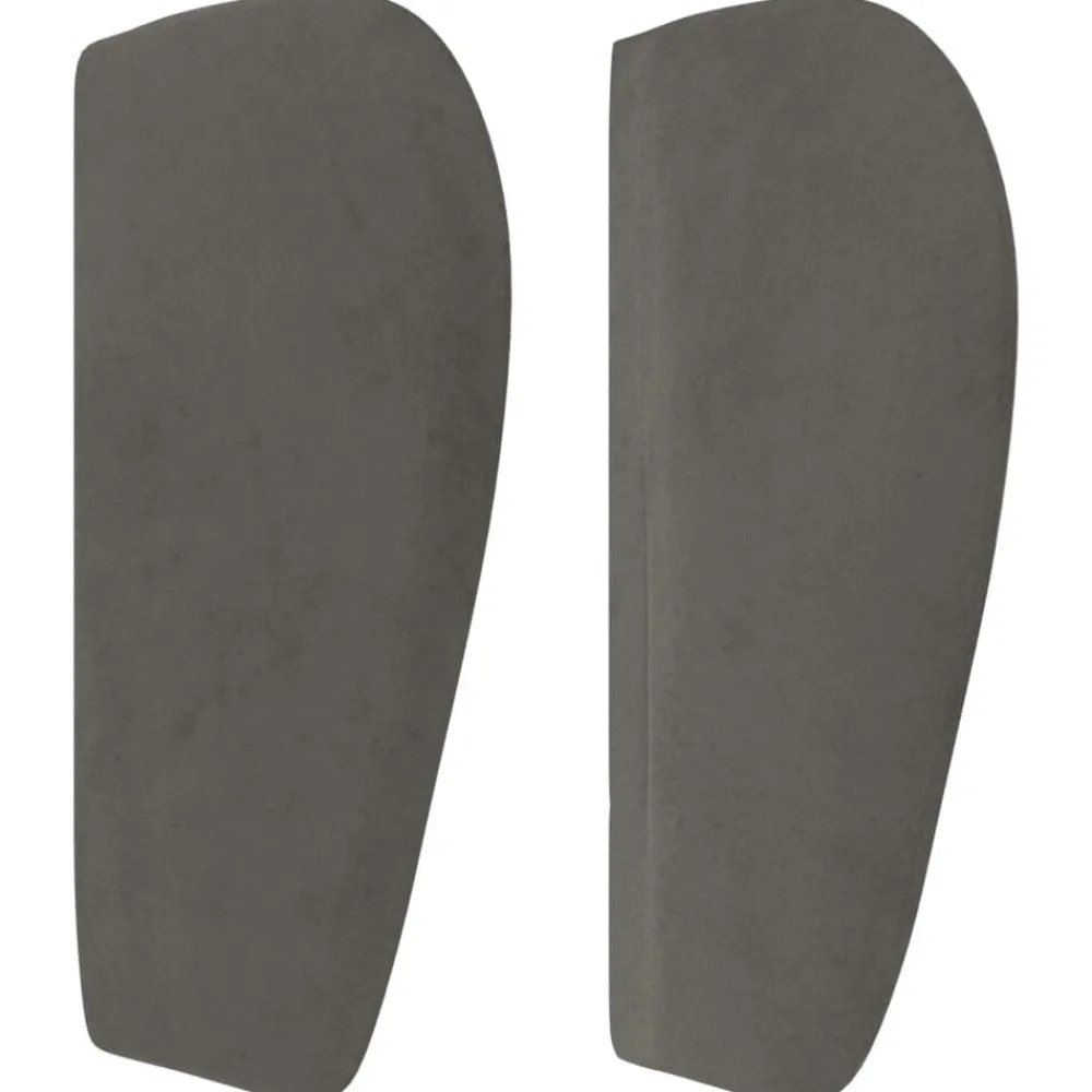 vidaXL Cabecero de terciopelo 83x23x78/88 cm Gris oscuro Discount