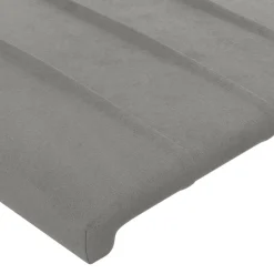 vidaXL Cabecero de terciopelo 80x5x78/88 cm Gris claro Best