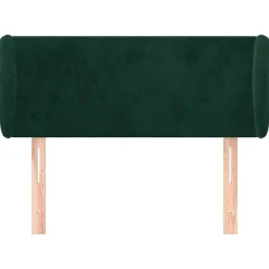 vidaXL Cabecero de terciopelo 83x23x78/88 cm Verde oscuro