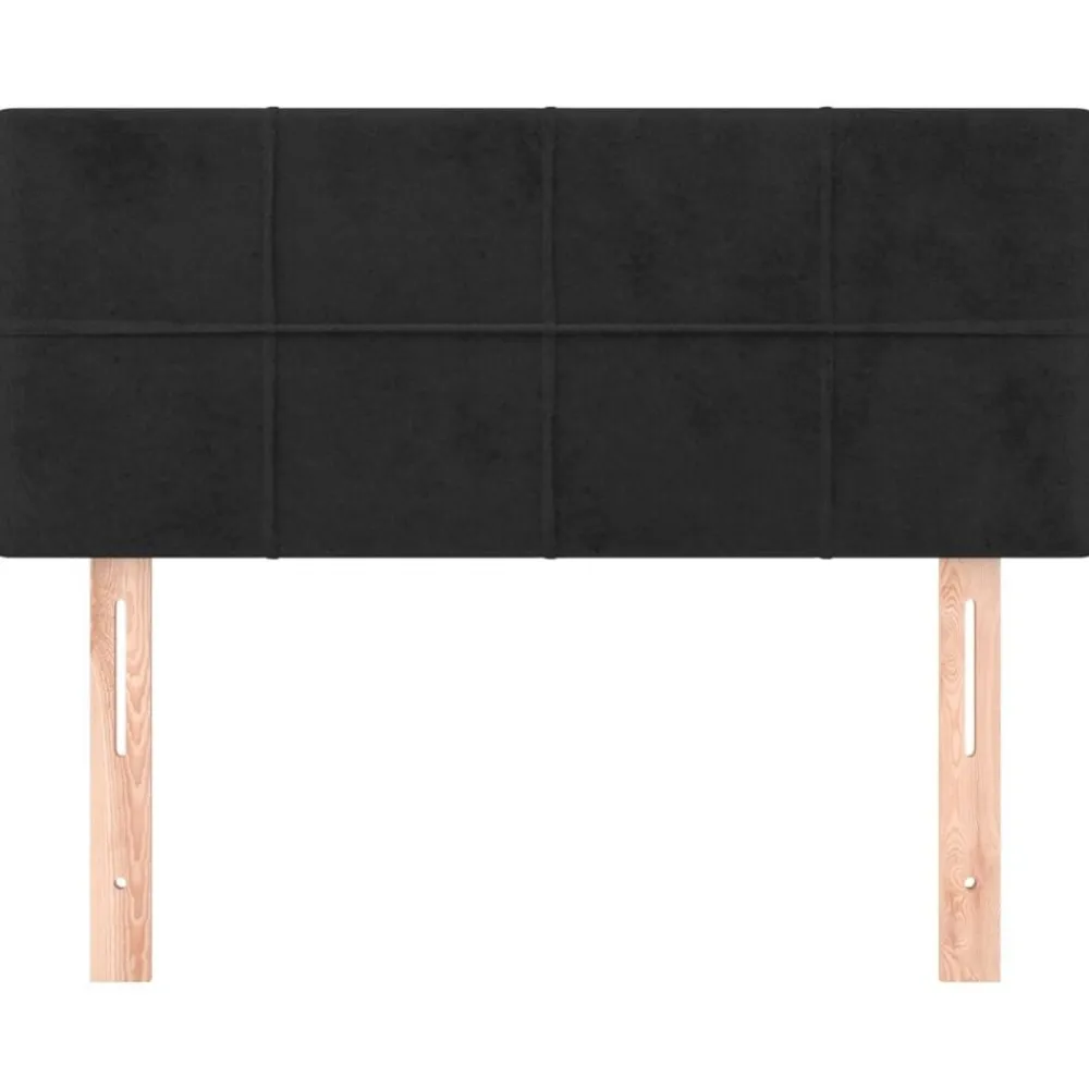 vidaXL Cabecero de terciopelo 80x5x78/88 cm Negro Online