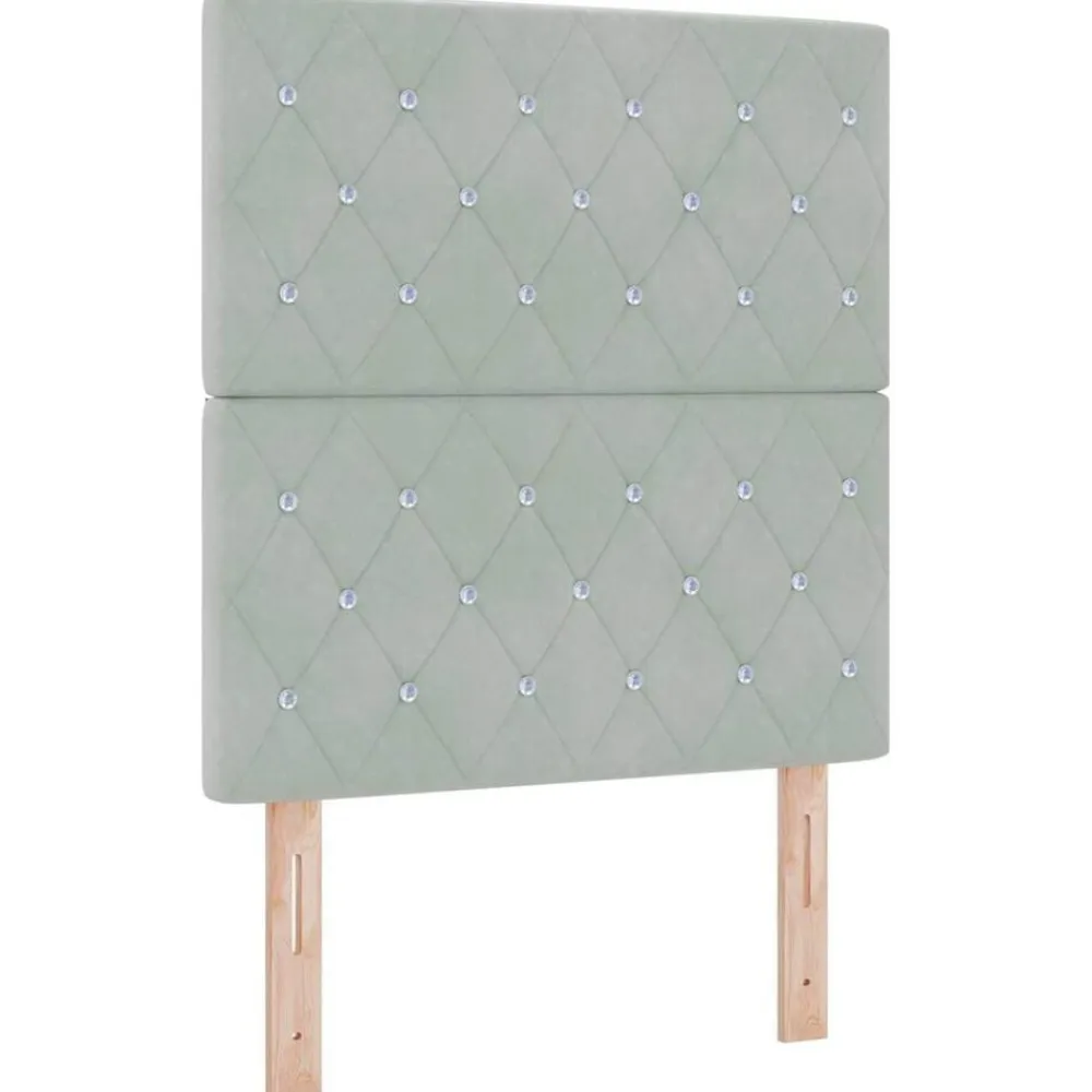 vidaXL Camas Y Accesorios-Cabecero 80 cm Terciopelo