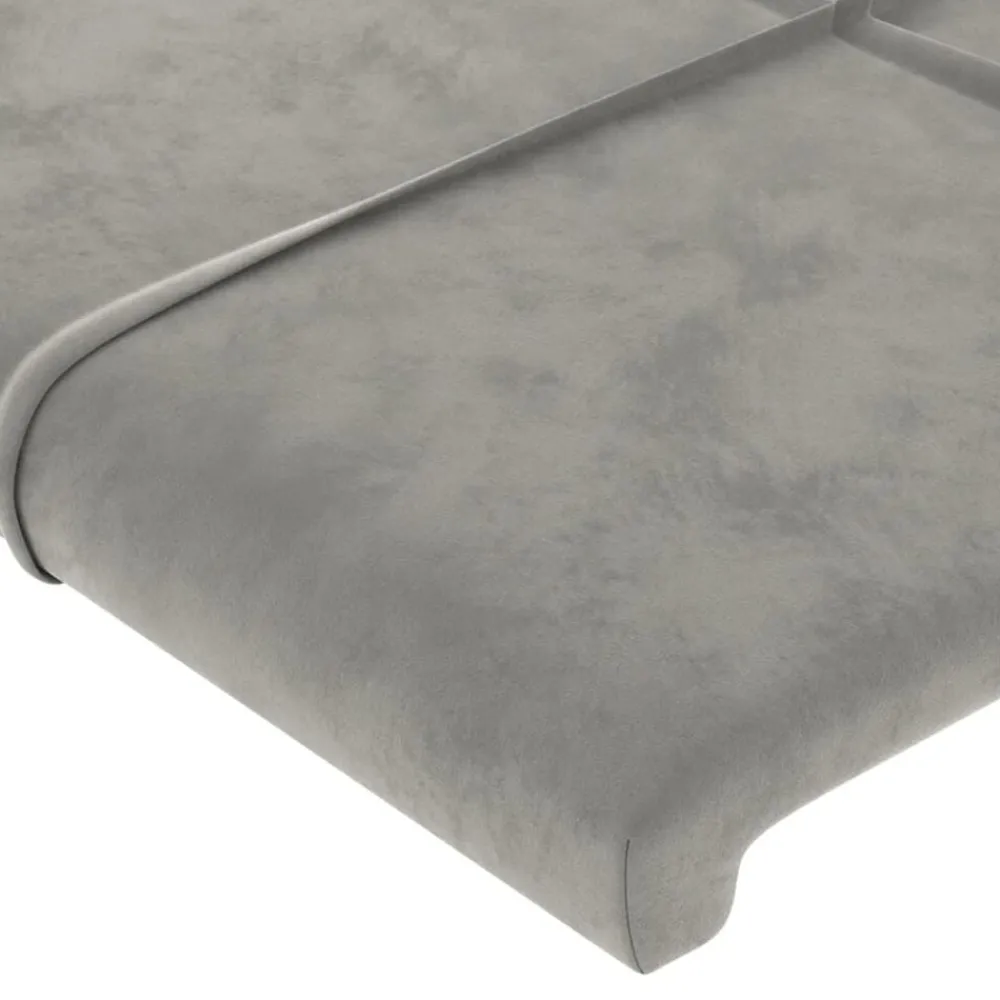 vidaXL Camas Y Accesorios-Cabecero 80x5x118/128 cm terciopelo