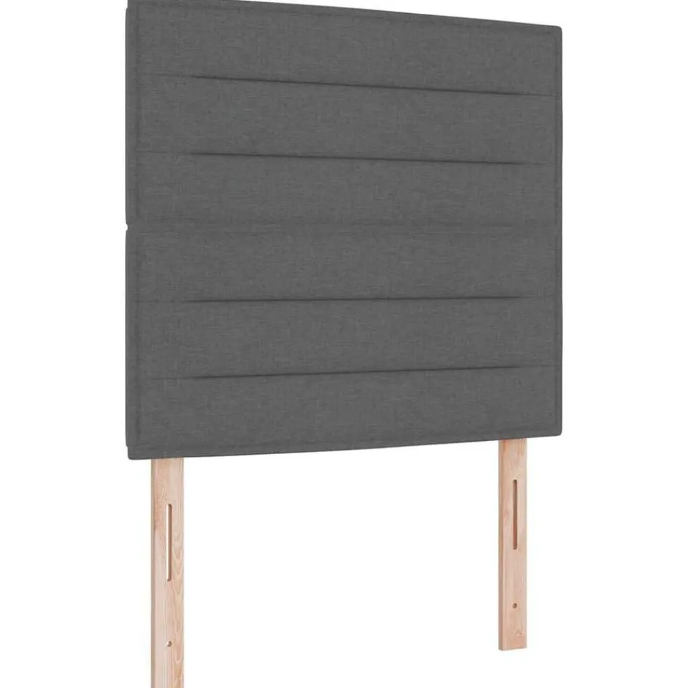 vidaXL Cabecero 80 cm tela Gris oscuro Outlet