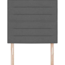vidaXL Cabecero 80 cm tela Gris oscuro Outlet