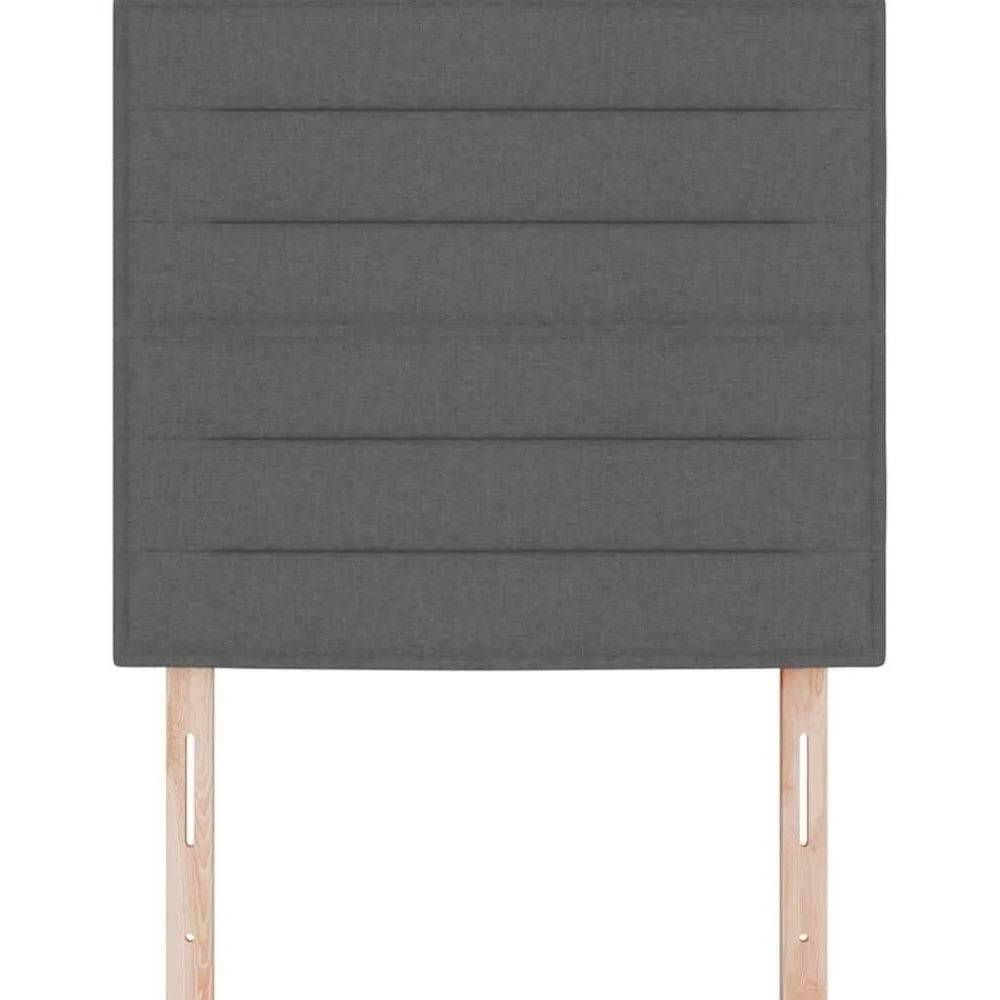vidaXL Cabecero 80 cm tela Gris oscuro Outlet